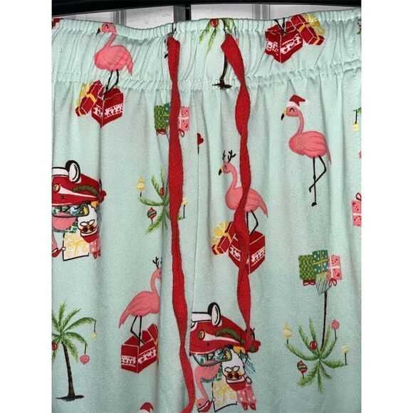 Pajamarama Women's XL Holiday Flamingo Pajama Pants Multicolor - Picture 3 of 7